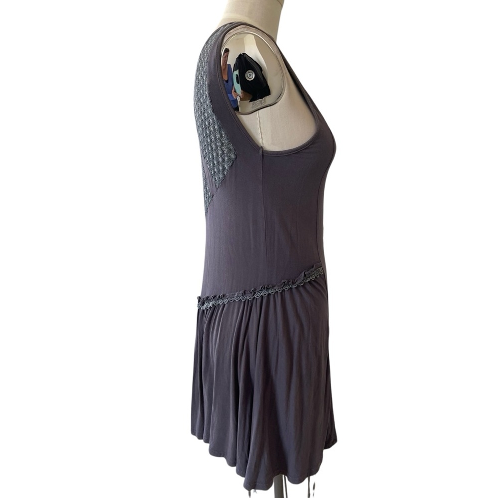 ❤️ POL Distressed Boho Ruffle Tunic Tank - Picture 6 of 11